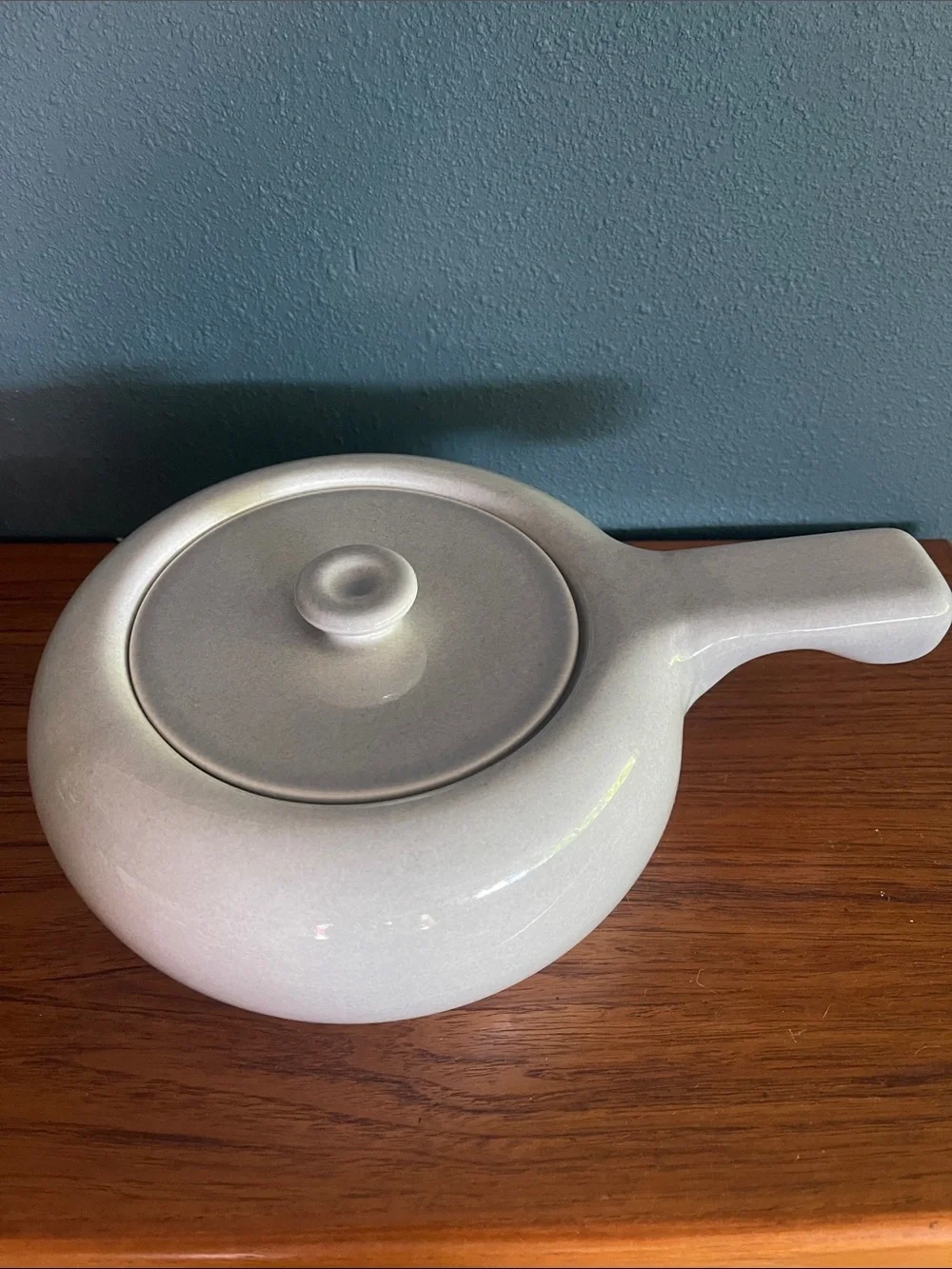 Russel Wright American Modern Bean Pot in Gray